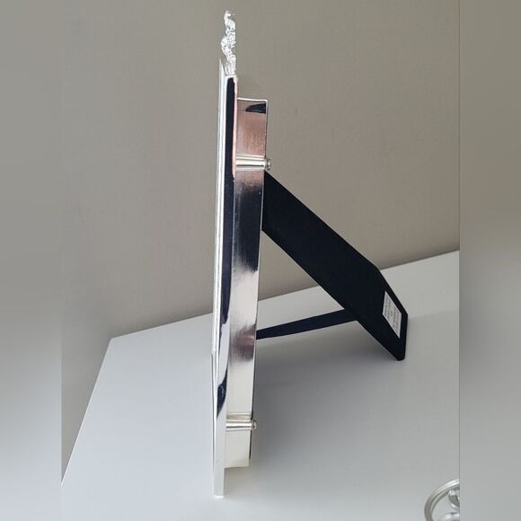 Vintage Photo Frame Silver Tone With Stand #1051 - Picture 8 of 14